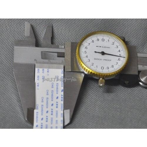 0.5mm Spacing +120mm Length +40Pin B / Reverse line Soft wire FFC Flexible Flat Cable.40P*0.5B*120MM