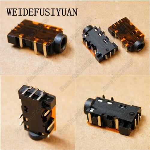 10pcs/lot 3.5mm Audio Jack Headphone Port for Acer 4810 4830 4741 4750 8Pin Microphone Female Socket Connector