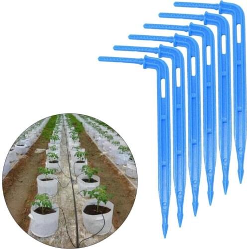20pcs Curved Arrow Dripper Drip Emitter 3/5 Hose Micro Drip Irrigation System Water Drop Garden Tools #710