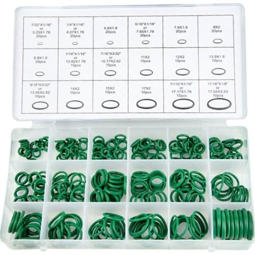270pcs fluororubber O Ring Washer Seals Set For machinery Anti-corrosion Acid and alkali resistance high temperature-proof