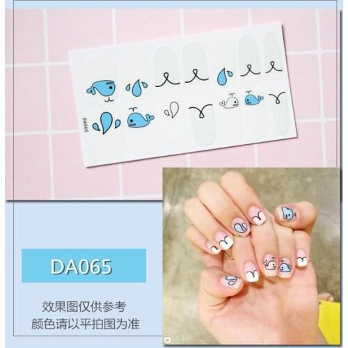 3 Sheets Full Covered 3D Super Thin Nail Stickers Tips Nail Art Adhesive Decals Manicure Tool Dark Decoration Nail Decals Polish
