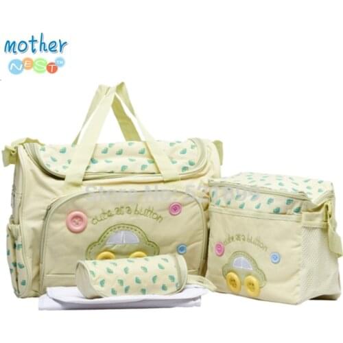 4pcs/set PROMOTION!!!Diaper Bags Designer Maternity Nappy Bags Mummy Baby Bag