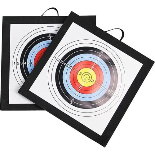 50*50*6cm Useful Profession Archery Targets Bow Arrow Gauge Shooting Target Paper Full Ring Beginner