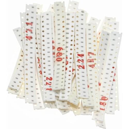 720Pcs 0603 SMD Capacitor Assorted Kit 36 Values 1pF~10uF Samples Kit