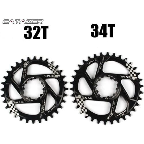 Free Shipping Bicycle Chainring 32 34T Narrow Width Bicycle Chainring Bont for SRAM GXP Cnc AL7075 Crank Bicycle