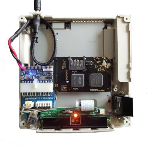 For Sega Dreamcast PICO PSU Panel Power Supply 110V-220V 12v For Dreamcast Console Adapter plate with PICO Power Panel