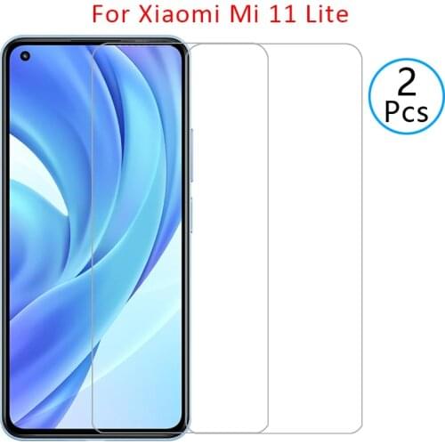 Case for xiaomi mi 11 lite 5g cover tempered glass screen protector on xiao my 11lite 11light light protective phone coque armor