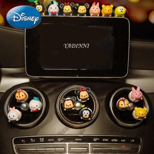Disney Mickey Mouse Minnie Car Cartoon Car Interior Decoration Creative Cute Playful Couple Decoration Perfume Aromatherapy