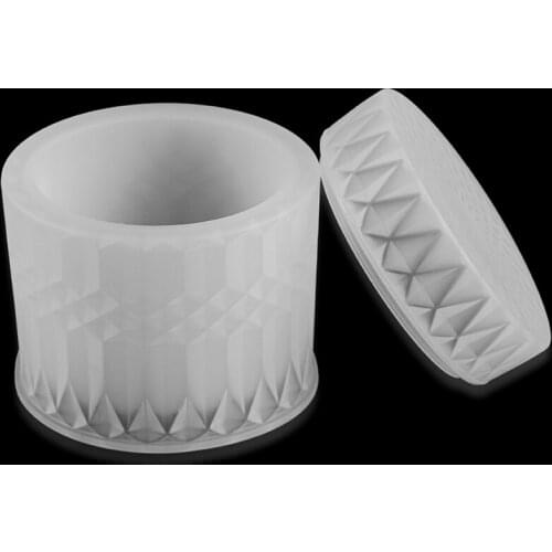 DIY Crystal Flower Shape Storage Bottle Mold for Jewelry Making Cut Mold Epoxy Uv Gift Box Jewelry Tools Moulds