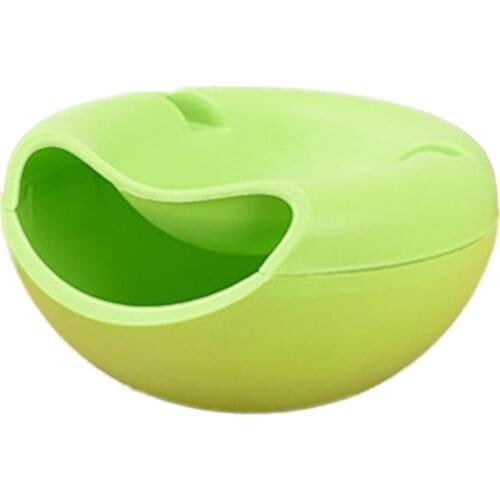 Double Layer Melon Seed Dish Sitting Room Plastic Dry Fruit Basket Lazy Person Takes Melon Seed Ware Dry Fruit Box