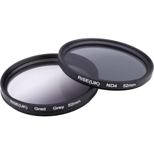 Camera Filter 52mm Full Grey Gradual Grey Lens Filter for Nikon D3100 D3200 D5100 SLR Camera Lens