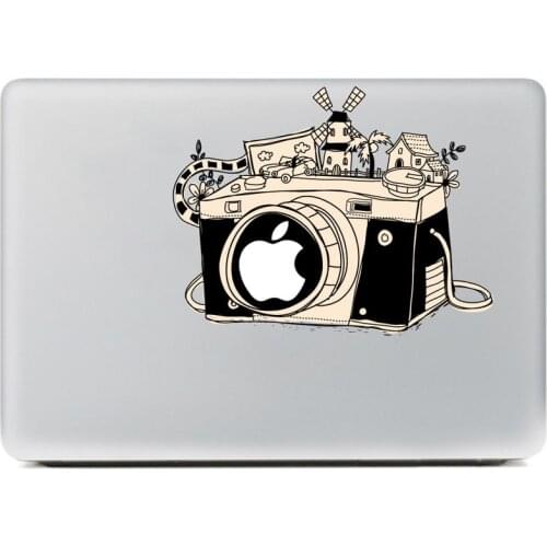 Classic M8 camera Vinyl Decal Sticker for DIY Macbook Pro / Air 11 13 15 Inch Laptop Case Cover Sticker