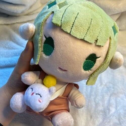 Cosmile Final Fantasy XIV FF14 Green Mao Long niang 15cm Doll Plush Toys Cosplay Stuffed Collection Limited cosplay cos Gift