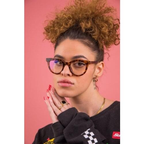 Vintage Different Model Oversize Womens Leopard Libby Leopard Blue Light Safety Glasses 2021 New Season Ladies Sunglasses