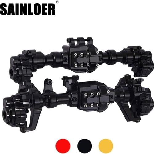 SAINLOER TRX4 aluminum alloy door axle housing for 1/10 RC track Traxxas TRX-4 Defender Mustang G500 Chevrolet metal accessories