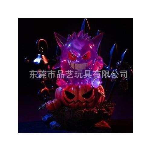 Pokemon Halloween Resin Crafts Pokémon Geng Ghost Pumpkin Cute Resin Decoration Home Decoration Gift