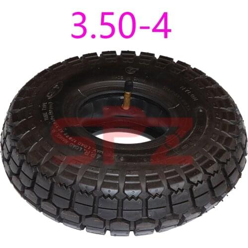 3.50-4 Tire Scooter tyre Mini ATV wheel tyre 3.50-4 Inner Tube fit for Kenda Wheel Tires Trolley