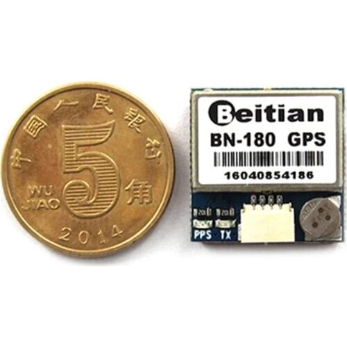Beitian Smallest Mini Dual GLONASS+GPS BN-180 BN180 Micro Double GPS Antenna Module UART TTL For CC3D F3 RC Drone Airplane