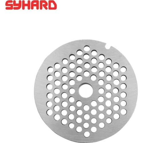 32/42/52/62 Type Meat Grinder Hole Plate Knife Mincing Machine Parts Manganese Steel Meat Pore Plate