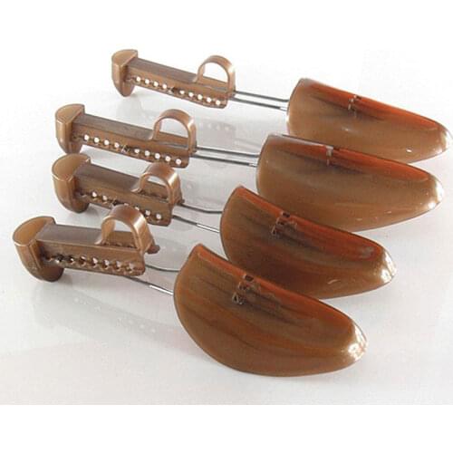 1 Pair Adjustable Plastic Boots Shoe Stretcher For Men Women Durable Shoe Support Shoe Tree Expander Extender Brown Shoes Keeper