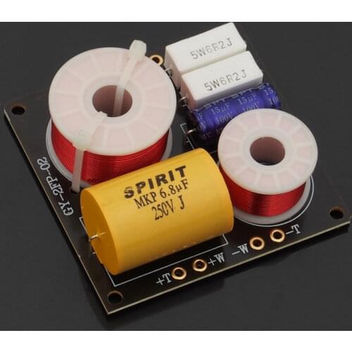 1pc Audio Labs Multi Speaker Hi-Fi Audio Frequency Divider 2 Way Crossover 3400Khz Filters for DIY HiFi audio car speaker