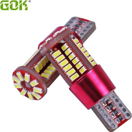 10pcs T10 led canbus w5w 57led 3014 super bright 57smd led lamp NO Error Car marker Auto Wedge Clearance Light bulb parking lamp