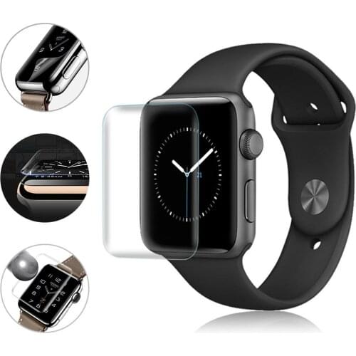 2PCS 3D Full Screen Scratch-Resistant Soft Screen Protector Film Hydrogel Film For IWatch Apple Watch 1 2 3 Series 38mm 42mm