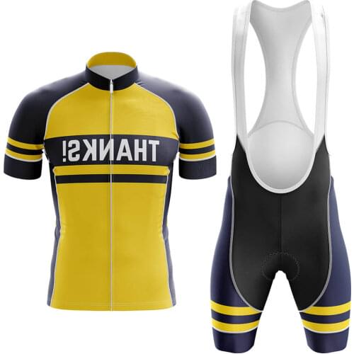 2020 Pro Cycling Jersey set yellow MTB Racing Bike Clothes Summer Mountain Bicycle Clothing Cycling Set Cycling Wear