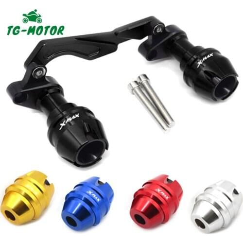 TG-Motor accessories For Yamaha XMAX300 XMAX 300 18-21 CNC Front Fork Wheel Fall Muffler Pipe Frame Frame Slider Crash Protector