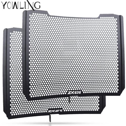 Motorcycle Accessories Radiator Guard Protector Grille Cover For Kawasaki NINJA ZX6R ZX-6R ZX636 2014 2015 2016 2017 2018 2019