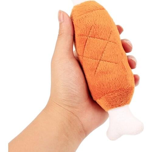 Dog Toys Puppy Pet Play Chew Toys Chicken Legs Plush Squeaky Toy for Dogs Cats Pets Pet Products Supplies