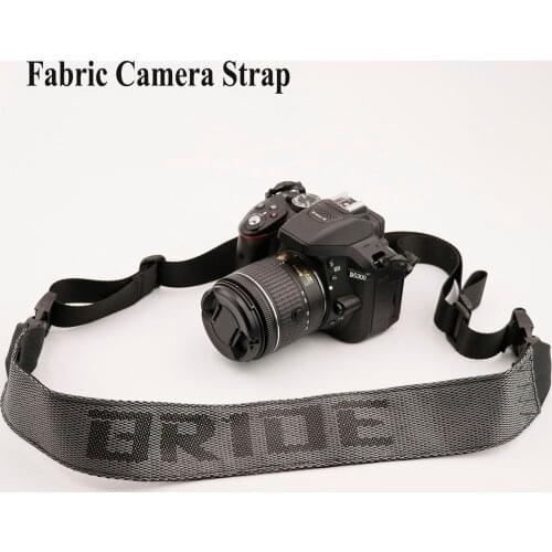JDM Style Adjustable Bride Fabric Camera Strap Camera Shoulder Neck Strap Belt for Racing Souvenirs
