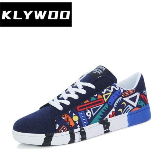 KLYWOO Camouflage Men Sneakers Casual Shoes Men Printing Fashion Flat Tenis Masculino Mens Vulcanized Shoes Zapatos De Hombre