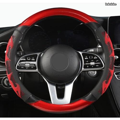 KOKOLOLEE Microfiber Leather Car Steering Wheel Cover For Hyundai i20 i30 i40 Tucson Solaris ix35 Creta Santa fe Kona Elantra