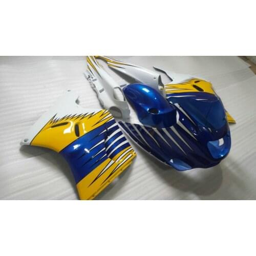 Yellow white blue Fairing kit for KAWASAKI Ninja ZZR11001993 2001 2003 ZX-11 ZZR1100D 93 01 02 03 Fairings set +7gifts KP56