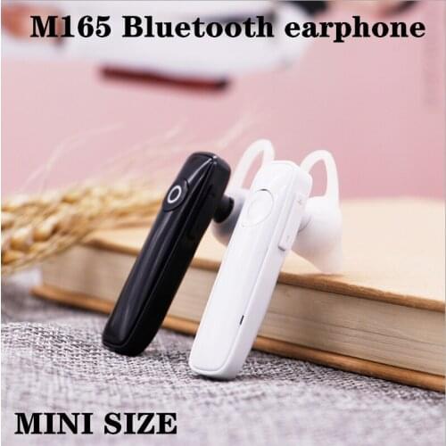 M165 Wireless Bluetooth Earphone In-ear Single Mini Earbud Hands Free Call Stereo Music Headset with Microphone for Smart Phones