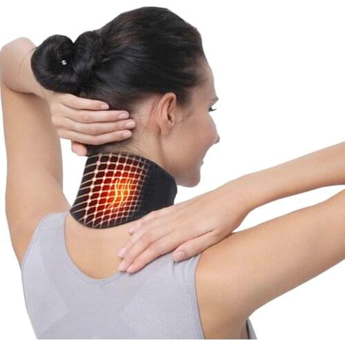 Health Care Neck Support Massager 1Pcs Tourmaline Self-heating Neck Belt Protection Spontaneous Heating Belt Body Massager