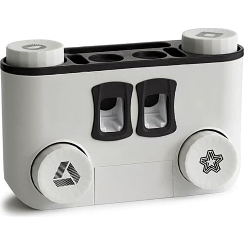 Multifunction Toothbrush Holder Storage Toothpaste Cosmetics Dust-proof Bathroom Accessories Convenient Toothpaste Dispenser