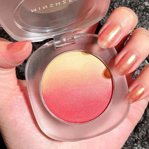 2020 New Face Blush palette Natural pink cheek waterproof long lasting silky orange powder professional blush maquiagem