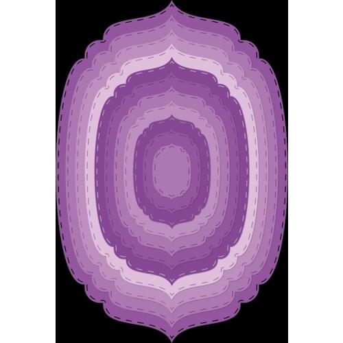 New Irregular oval frame metal Cutting Dies Stencils DIY Scrapbooking Paper/photo Cards Embossing Dies