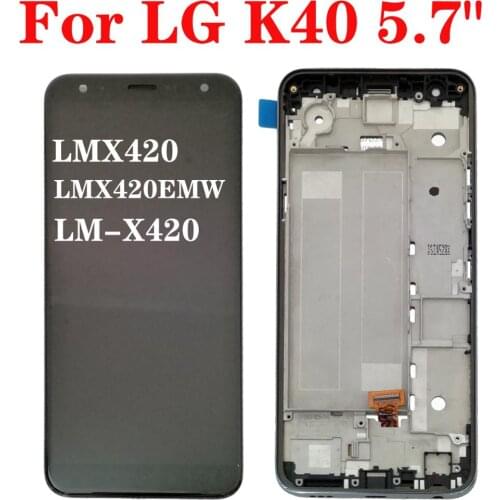 Original New 5.7" For LG K40 K12+/ K12 Plus X4 (2019) LMX420 LMX420EMW LM-X420 LCD Display Touch Screen