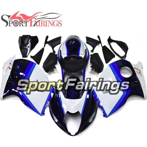 Full High Quality Fairings For Suzuki GSXR1300 Hayabusa 1997- 2007 2000 03 04 ABS Motorcycle Bodywork Blue White New Customized