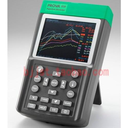 PROVA-800 8-channel temperature recorder PROVA-830 color screen 8-channel thermometer Real-time curve