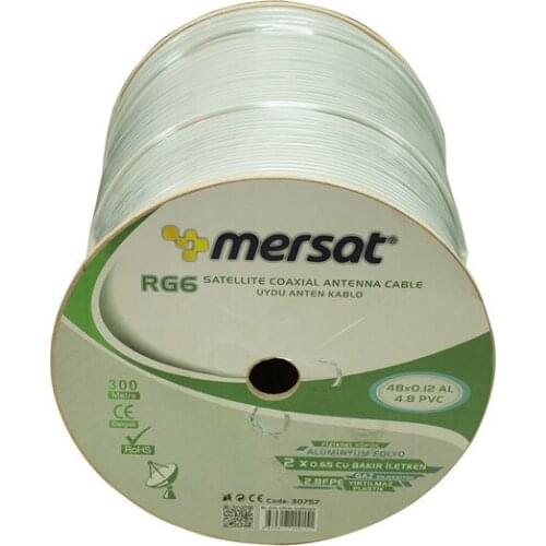 RG59 FA MINI MERSAT DUAL BİTİŞİK ANTENNA CABLE 48 WIRE (300 METERS)