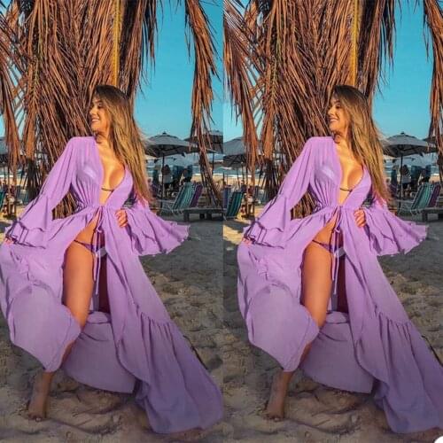Chic Elegant Women Gown Long Sleeve Princess Style With Belt Ankle Length Beach Party Wedding Streetwear High Quality Robe
