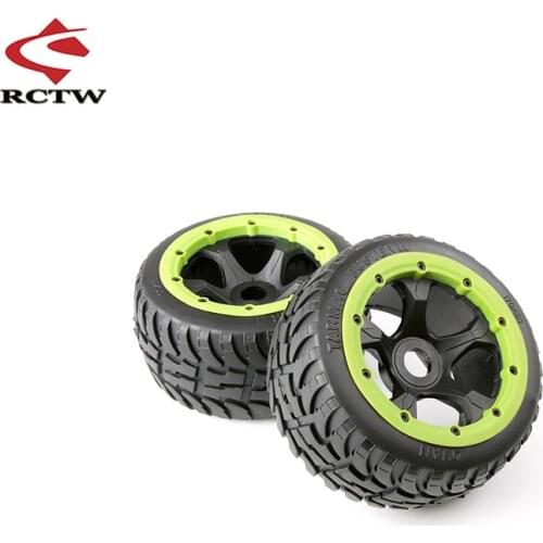 Second Generation on-road Tyre Rear and Front Wheel Tire Assembly for Rc Car 1/5 Hpi Rofun Baha Km Rovan Baja 5B Truck Toy Parts