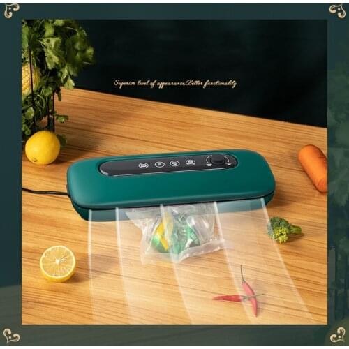 Vacuum Sealer Packaging Machine Household Food Vacuum Sealer Kitchen Storage Food Vacuum Packaging Machine Include 10Pcs Bags