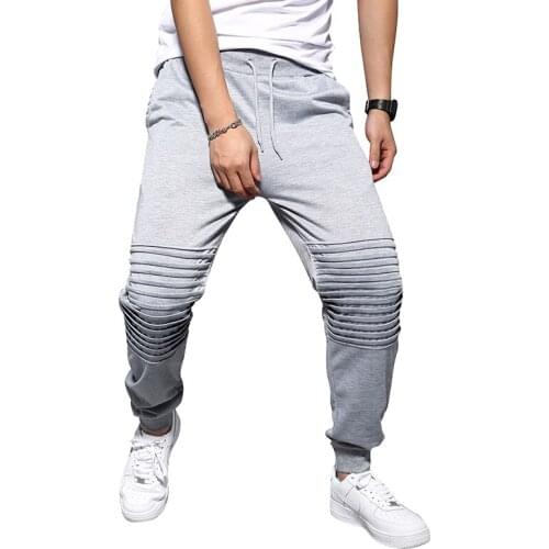 2019 Men Pants Fashion Joggers Pants New Male Trousers Solid Pants Sweatpants