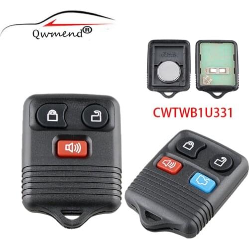 3/4 Buttons 315Mhz Remote Car Key for Ford Escape Expedition Explorer 2001-2007 Keyless Entry Remote Control CWTWB1U331