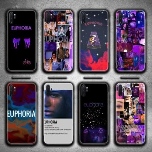 TOPCASHOP American TV Series Euphoria Phone Case For Samsung Galaxy Note20 ultra 7 8 9 10 Plus lite J7 J8 Plus 2018 Prime M21